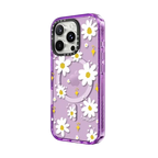 DAISIES IN SUMMER | iPhone 16 Pro Max / Impact Case MagSafe Compatible / Purple | Image 2