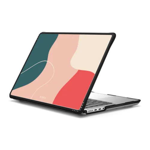 Coral Reef by Poketo | MacBook Pro 14-inch (M1 - M5) / MacBook Impact Case / Black | Image 1