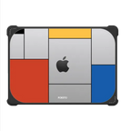 Mondrianesque by Poketo | MacBook Pro 14-inch (M1 - M5) / MacBook Bounce Case / Black | Image 2
