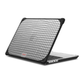 Wavy Grid by Poketo | MacBook Pro 14-inch (M1 - M5) / MacBook Bounce Case / Black | Image 1