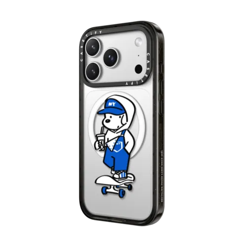 Skater JOHN (Overalls) | iPhone 17 Pro Max / Impact Case MagSafe Compatible / Black | Image 2