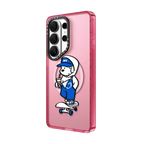 Skater JOHN (Overalls) | Galaxy S26 Ultra / Impact Magnetic Case / Primrose Pink | Image 2