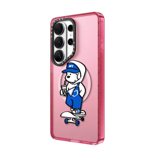 Skater JOHN (Overalls) | Galaxy S26 Ultra / Impact Magnetic Case / Primrose Pink | Image 2