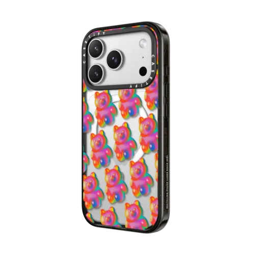 Jelly bear BY INDI | iPhone 17 Pro Max / Impact Case MagSafe Compatible / Black | Image 2