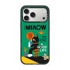a cat magazine BY INDI | iPhone 17 Pro Max / Impact Case MagSafe Compatible / Black | Image 1