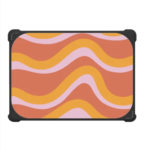 Coral Waves by Oh So Graceful | MacBook Pro 14-inch (M1 - M5) / MacBook Bounce Case / Black | Image 2