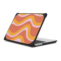 Coral Waves by Oh So Graceful | MacBook Pro 14-inch (M1 - M5) / MacBook Bounce Case / Black | Image 1