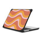 Coral Waves by Oh So Graceful | MacBook Pro 14-inch (M1 - M5) / MacBook Bounce Case / Black | Image 1