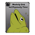 Mentally Sick but Physically Thicc! | iPad Pro 12.9-inch (5th/6th gen) / iPad Impact Case / Black | Image 1