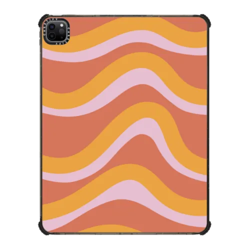 Coral Waves by Oh So Graceful | iPad Pro 12.9-inch (5th/6th gen) / iPad Impact Case / Black | Image 1
