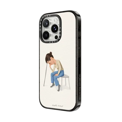 Overthinker | iPhone 16 Pro Max / Impact Case MagSafe Compatible / Black | Image 2