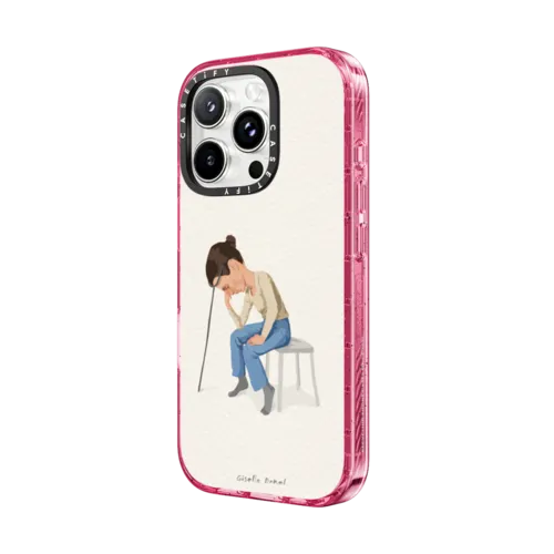 Overthinker | iPhone 16 Pro Max / Impact Case MagSafe Compatible / Pink Fizz | Image 2