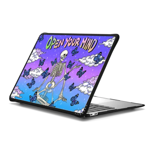 Open your mind | MacBook Air 13-inch (M1 / Intel) / MacBook Impact Case / Black | Image 1