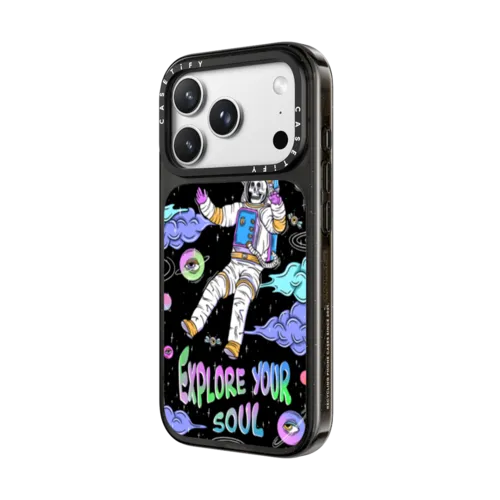 Explore your soul | iPhone 18 Pro Max / Impact Case MagSafe Compatible - Glossy / Glossy Black | Image 2
