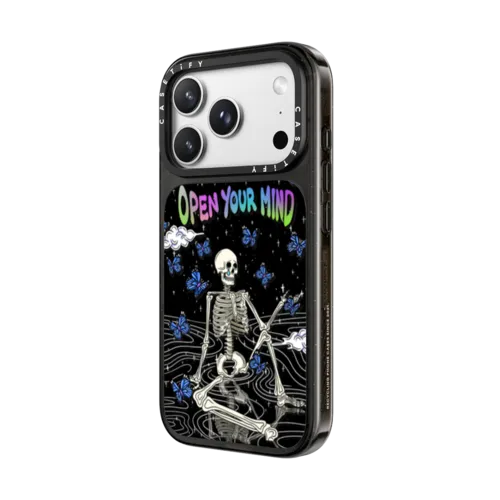 Open your mind transparent | iPhone 18 Pro Max / Impact Case MagSafe Compatible - Glossy / Glossy Black | Image 2