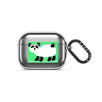 giant panda airpods | AirPods Pro 3 / Earbuds Mirror Case / Silver | Image 1
