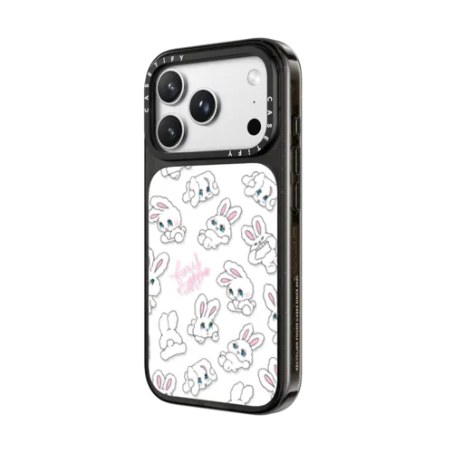 Bunnies | iPhone 18 Pro Max / Impact Case MagSafe Compatible - Glossy / Glossy Black | Image 2