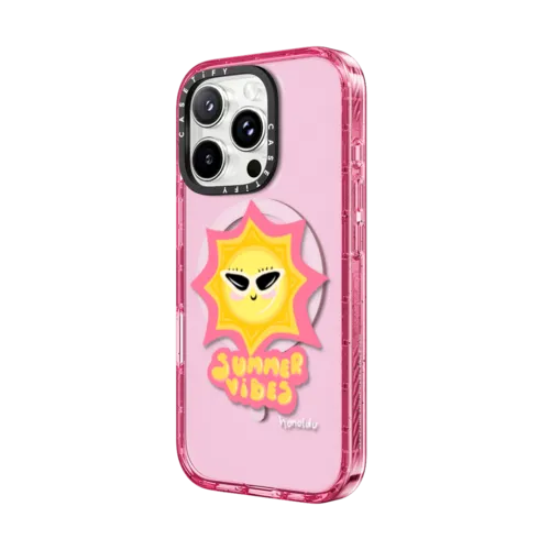 SUMMER VIBES | iPhone 16 Pro Max / Impact Case MagSafe Compatible / Pink Fizz | Image 2