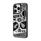 All at once | iPhone 14 Pro Max / Mirror Case MagSafe Compatible / Silver on Black | Image 2