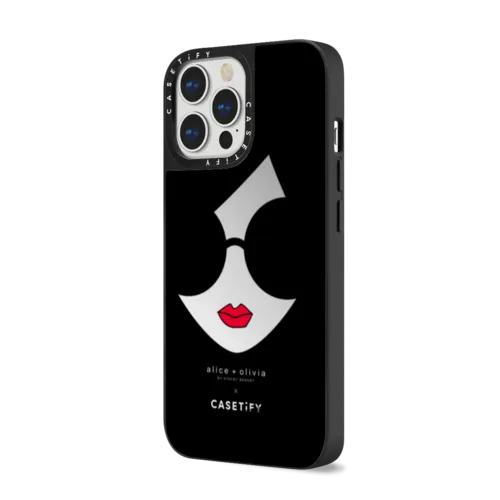 Classic Stace Face Special Edition Case | iPhone 13 Pro / Mirror Case MagSafe Compatible / Silver on Black | Image 2