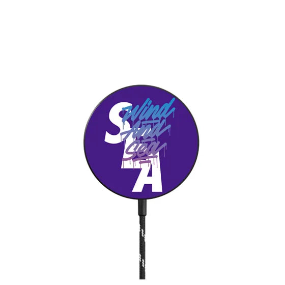 WIND AND SEA logo magnetic wireless charger | Image 1