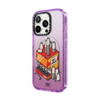 Creative Juice by MicahHere | iPhone 16 Pro Max / Impact Case MagSafe Compatible / Glitter Purple | Image 2