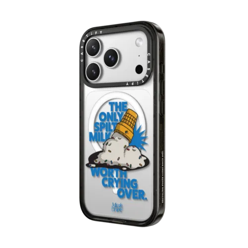 Spilt Milk by MicahHere | iPhone 17 Pro Max / Impact Case MagSafe Compatible / Black | Image 2