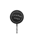 CHARGE HERE |   / PowerThru Magnetic Wireless Charger MagSafe Compatible / Black | Image 1