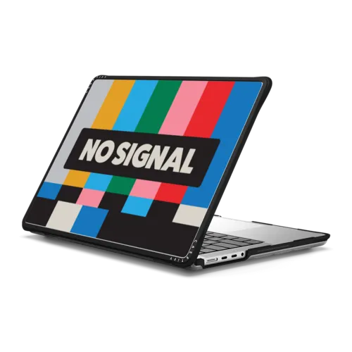No Signal by MicahHere | MacBook Pro 14-inch (M1 - M5) / MacBook Impact Case / Black | Image 1