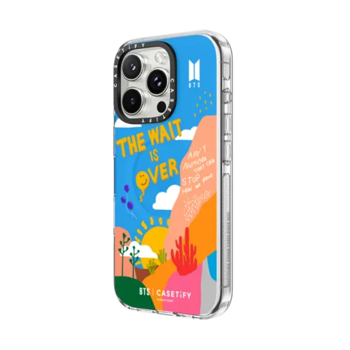 BTS Edition The Wait Is Over Case | iPhone 16 Pro Max / Impact Clear Case MagSafe Compatible / Clear | Image 2