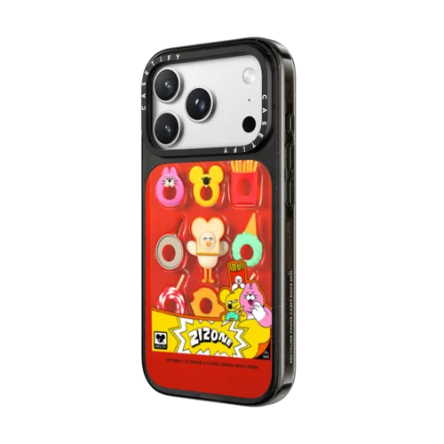 BREAD18 TOY BY ZIZONE | iPhone 18 Pro Max / Impact Case MagSafe Compatible - Glossy / Glossy Black | Image 2