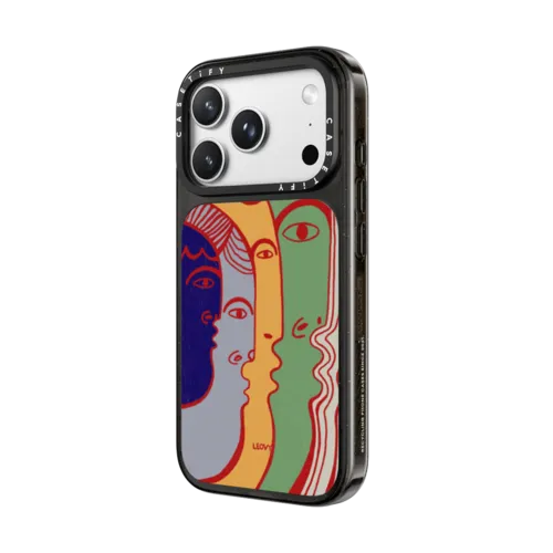 whispering night by ana leovy | iPhone 18 Pro Max / Impact Case MagSafe Compatible - Glossy / Glossy Black | Image 2