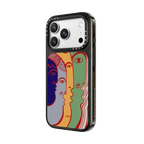 whispering night by ana leovy | iPhone 18 Pro / Impact Case MagSafe Compatible - Glossy / Glossy Black | Image 2