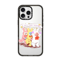 Nonchalant Bunnies | iPhone 16 Pro Max / Impact Case MagSafe Compatible / Black | Image 1
