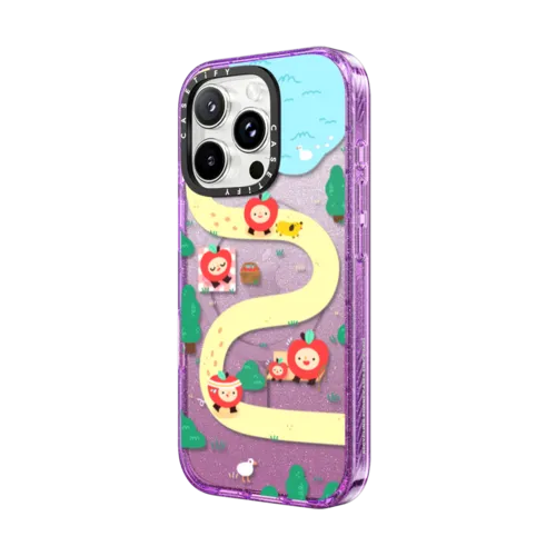 Apple People | iPhone 16 Pro Max / Impact Case MagSafe Compatible / Glitter Purple | Image 2