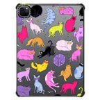 Cats Cats Cats | iPad Pro 11-inch (3rd/4th gen) / iPad Impact Case / Black | Image 1