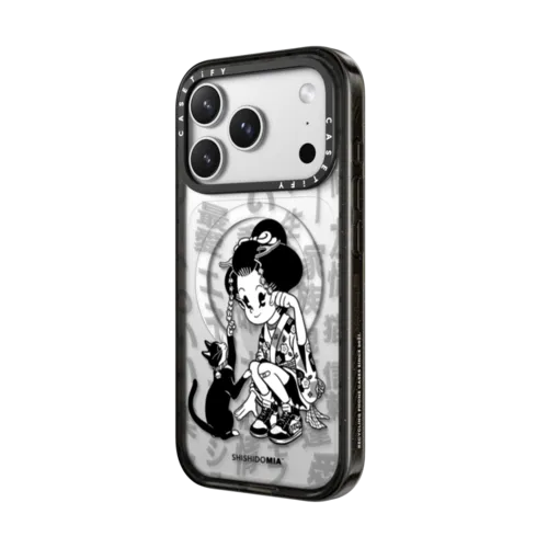 Cat Lover by Shishidomia | iPhone 17 Pro Max / Impact Case MagSafe Compatible / Black | Image 2