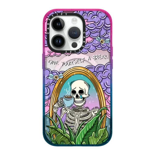 Give yourself a break | iPhone 14 Pro / Impact Case MagSafe Compatible / Cotton Candy | Image 1