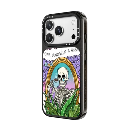 Give yourself a break | iPhone 18 Pro Max / Impact Case MagSafe Compatible - Glossy / Glossy Black | Image 2