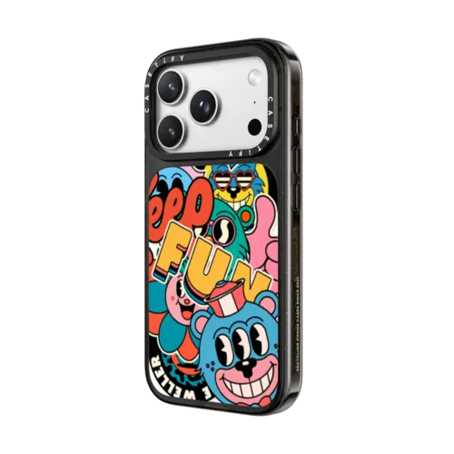 Super Sticker 2 | iPhone 18 Pro Max / Impact Case MagSafe Compatible - Glossy / Glossy Black | Image 2