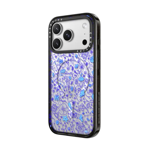 wildflowers by smoleart | iPhone 17 Pro Max / Impact Case MagSafe Compatible / Black | Image 2