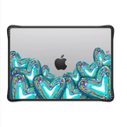 Corazon de Fer Love in Teal | MacBook Pro 14-inch (M1 - M5) / MacBook Impact Case / Black | Image 2