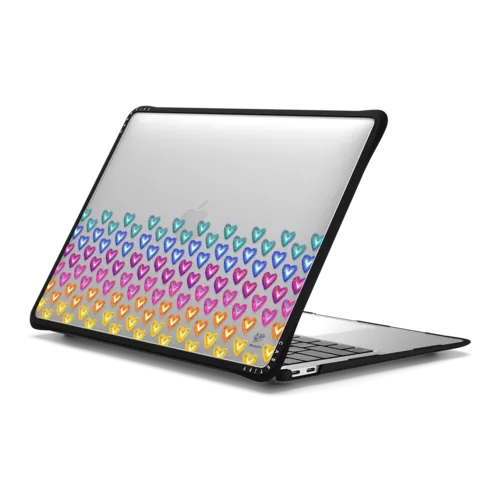 Corazon de Fer Half Love all | MacBook Air 13-inch (M1 / Intel) / MacBook Impact Case / Black | Image 1