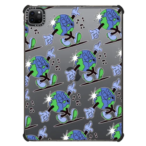 Don't Worry by Made By Nelson | iPad Pro 11-inch (3rd/4th gen) / iPad Impact Case / Black | Image 1