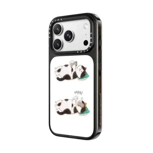 Oops! | iPhone 18 Pro Max / Impact Case MagSafe Compatible - Glossy / Glossy Black | Image 2