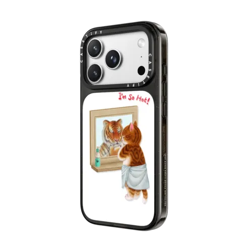 I'm so Hot! | iPhone 18 Pro Max / Impact Case MagSafe Compatible - Glossy / Glossy Black | Image 2