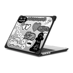 INAP STICKER 01 | MacBook Pro 14-inch (M1 - M5) / MacBook Bounce Case / Black | Image 1