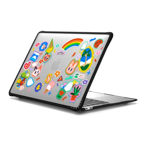 Have Fun! by Raimochi | MacBook Air 13-inch (M1 / Intel) / MacBook Impact Case / Black | Image 1