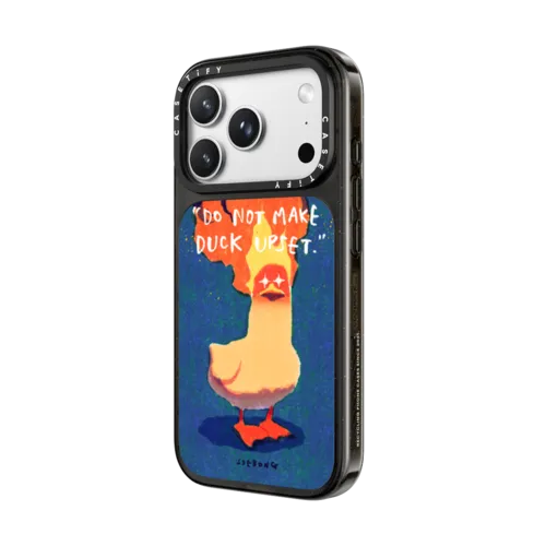 Do not make DUCK upset | iPhone 18 Pro Max / Impact Case MagSafe Compatible - Glossy / Glossy Black | Image 2