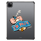 I'm busy | iPad Pro 11-inch (3rd/4th gen) / iPad Impact Case / Black | Image 1